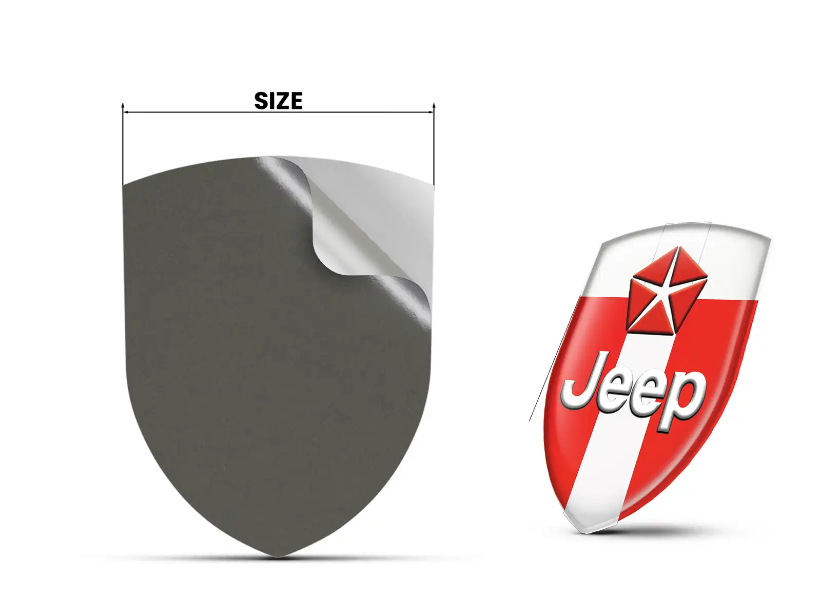 Jeep Fenstersticker Robust Max Professionell Design